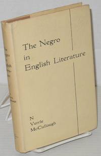 image of The Negro in English literature, a critical introduction