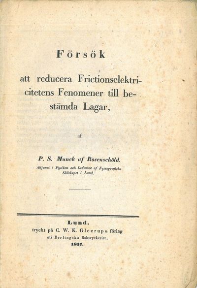 Försök att reducera Frictionselektricitetens…