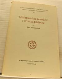 Med utländska resenärer i svenska bibliotek.