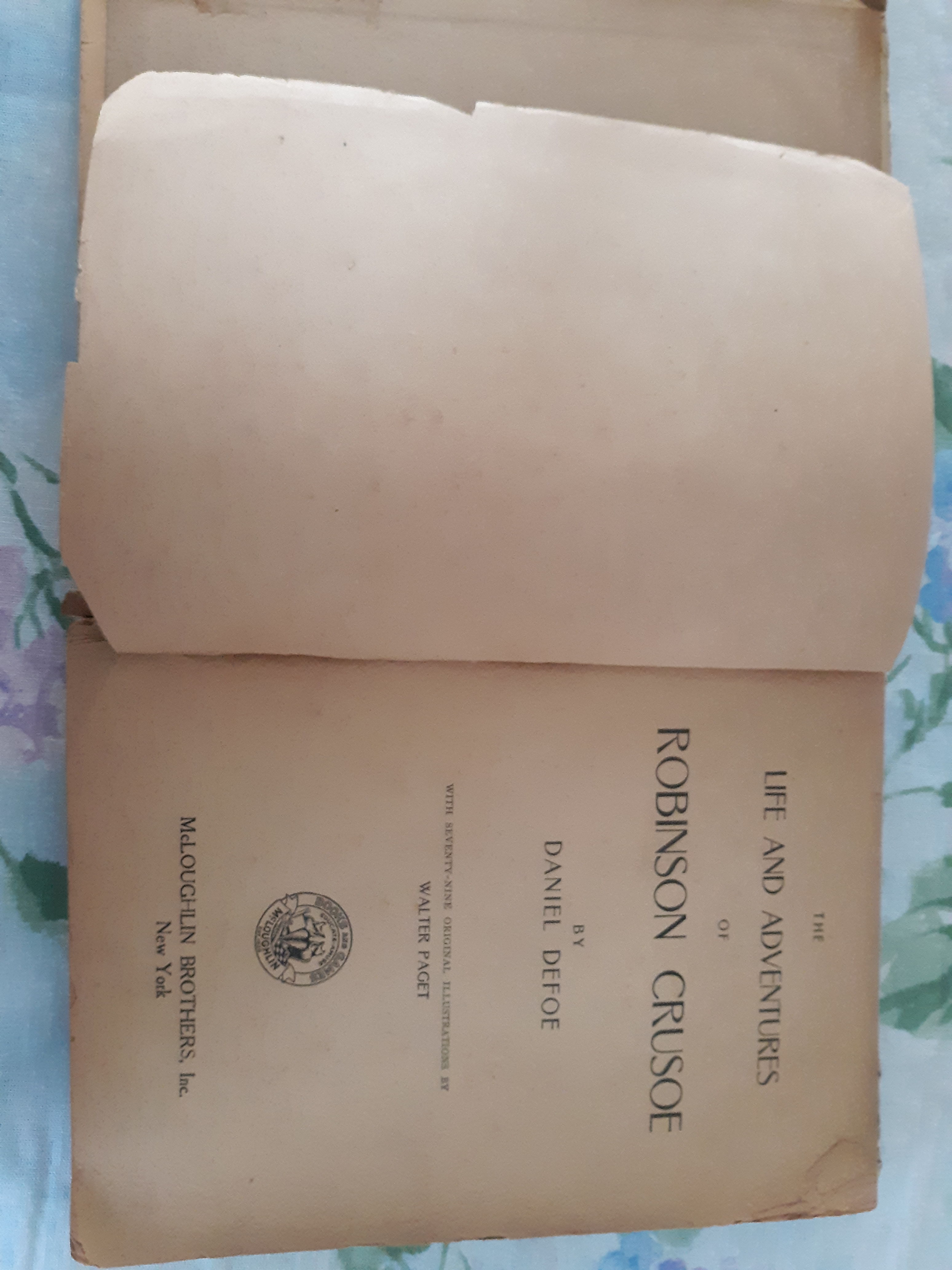 The Life and Adventures of Robinson Crusoe by DeFoe, Daniel | Hardcover ...