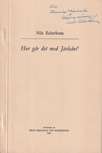 Hur går det med Järleån? [= rubrik].