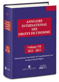 Annuaire International Des Droits De L&#039;Homme - VII = Vol. VII - 2012-2013. International Yearbook on Human Rights by International Association of Constitutional Law Group of Social Rights - 2014