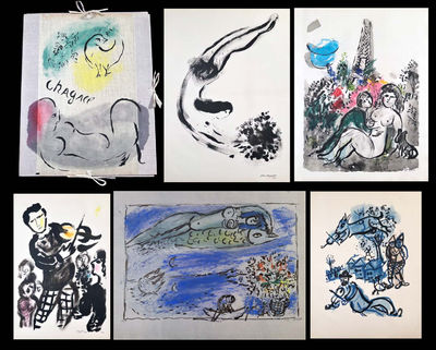 Couleur Amour 13 Aquarelles. Gouaches, Lavis de Marc Chagall