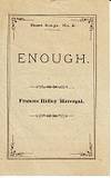 ENOUGH Heart Songs. No. 2. SCARCE