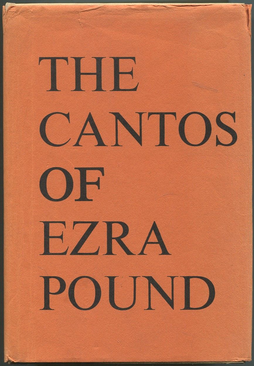 The Cantos of Ezra Pound by POUND, Ezra | Hardcover | 1970 | A New