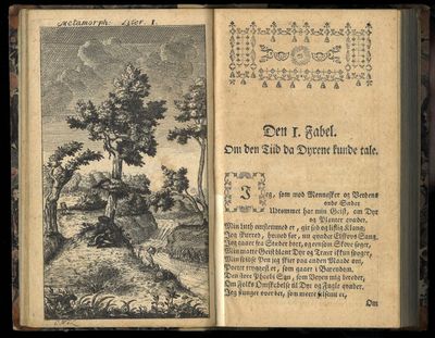 Baron Ludvig Holbergs Poetiske Skrifter, udi en Samling. Baade af dem, som tilforn have været trykte, og af nogle, som aldrig ere seete i Trykken. Oplaget, som er forøget, nettere og mere accurat end de forige, er ziret med Kobberstykker. (photo 2)