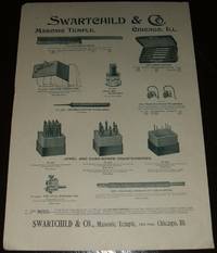 Swartchild Co. Chicago IL Original 1893 Illustrated Advertisement for Jeweler's Tools