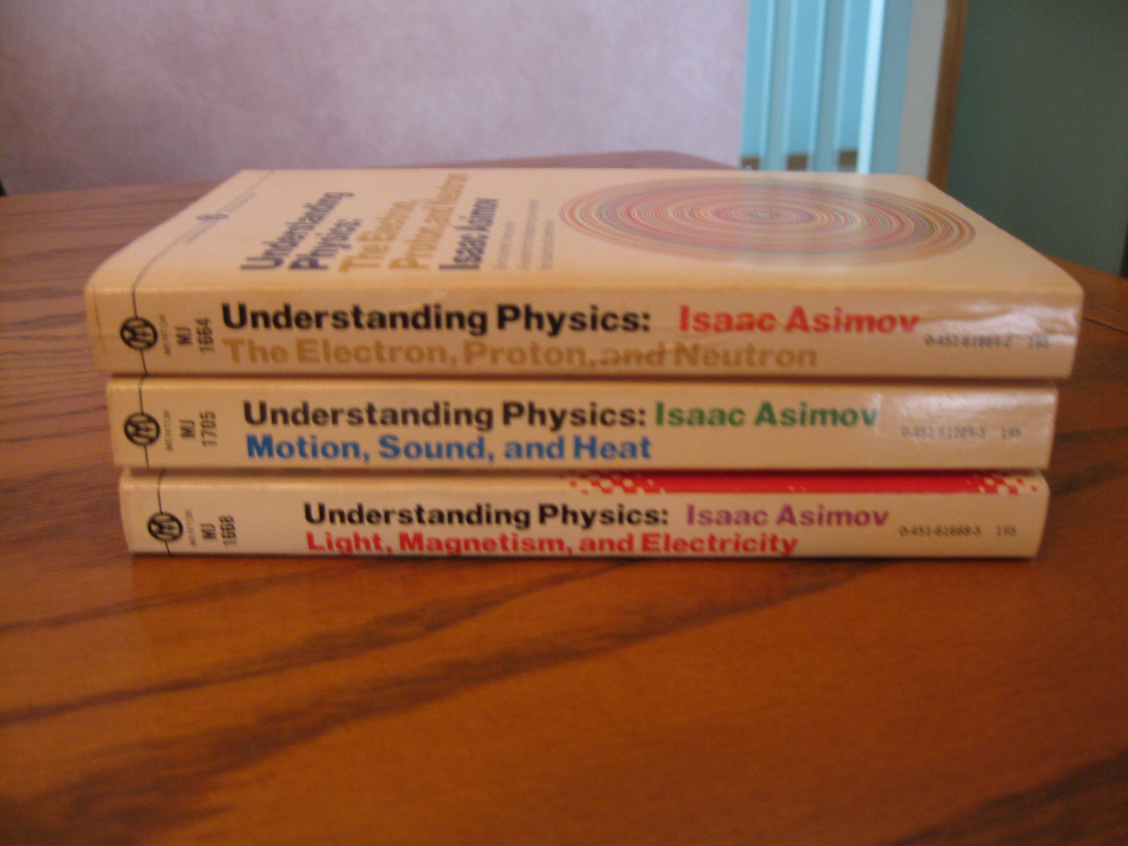 Isaac Asimov 3冊セット Isaac Asimov Understanding Physics Set of Three (3