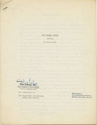 The Golden Stogie (Original treatment script for an unproduced film)