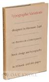 Typographic Variations Designed By Hermann Zapf On Themes In Contemporary Book Design and Typography In 78 Book and Title Pages