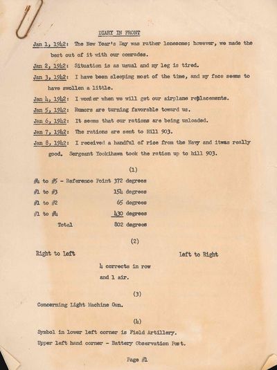 Small Collection of Typed Documents...