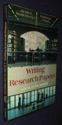 cover of Writing Research Papers: a Guide to the Process