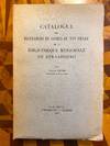 [INCUNABULA REFERENCE]. Catalogue des incunables et livres du XVIe siecle de la Bibliotheque Municipale de Strasbourg