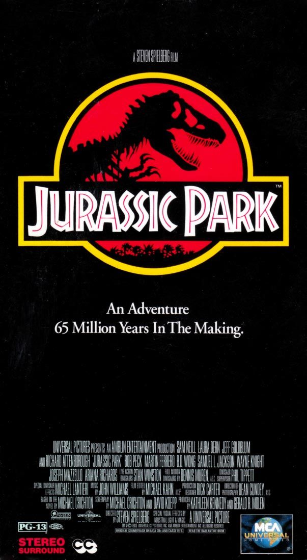 Jurassic Park [VHS] by Sam Neill; Jeff Goldblum; Laura Dern