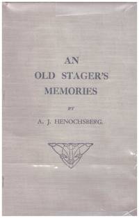 image of AN OLD STAGER'S MEMORIES