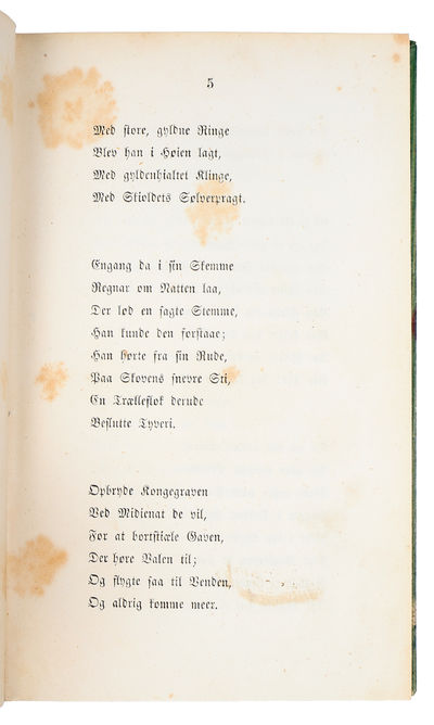Regnar Lodbrok. Et Heltedigt. - [PRESENTATION COPY.] (photo 3)