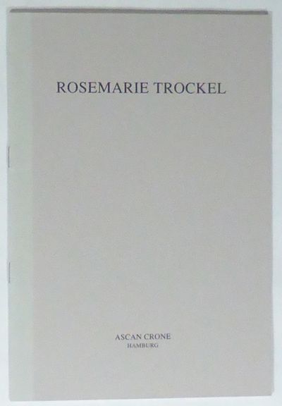 Rosemarie Trockel: Die Rorschach-Bilder. 7. Mai -…