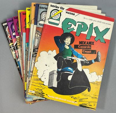 Epix 1986:1-12. [Utg. av] RSR Epix AB.