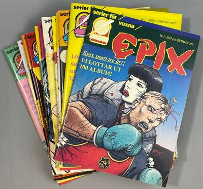 Epix 1987:1-12. [Utg. av] RSR Epix AB.