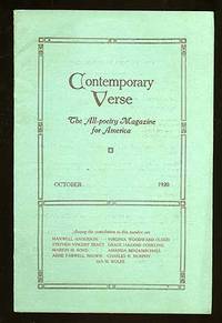 image of Contemporary Verse: October 1920