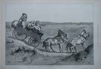 American Sketches. Prairie Travelling: Indians in Sight.