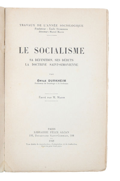 Le socialisme. Sa definition, ses debuts, la doctrine saint-simonienne. (photo 2)