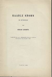 KAARLE KROHN: IN MEMORIAM