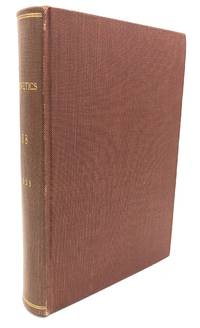 Bound volume of Genetics journal, Vol. 18, 1933