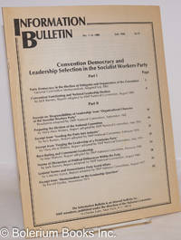 image of Convention democracy and leadership selection in the Socialist Workers Party
