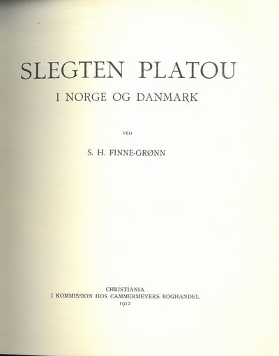 Slegten Platou i Norge og Danmark.