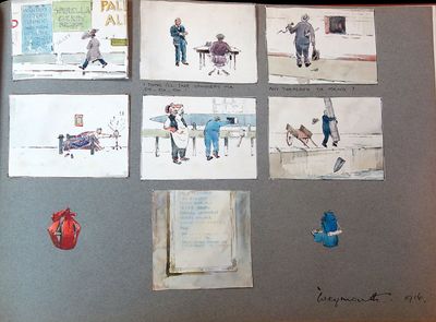 A Watercolor Typescript Album Created...; (photo 9)