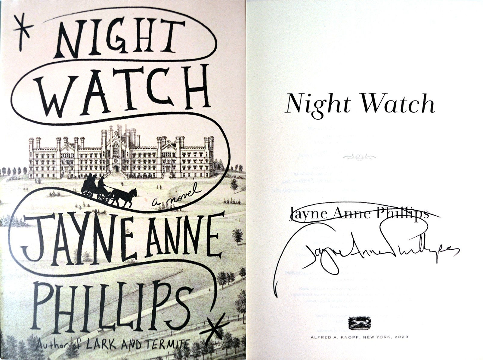 Night Watch: A novel **SIGNED 1st Edition/1st Printing ** by