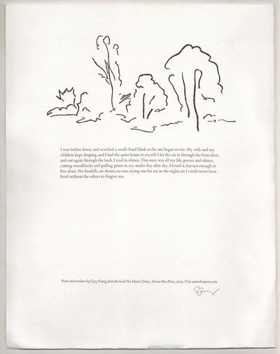 I Rose before dawn.. (Signed Broadside)