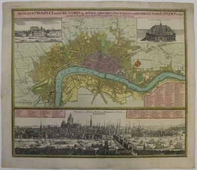 Nuremburg: Homann, Johann Baptist. unbound. Map. Copper plate engraving with original hand coloring....