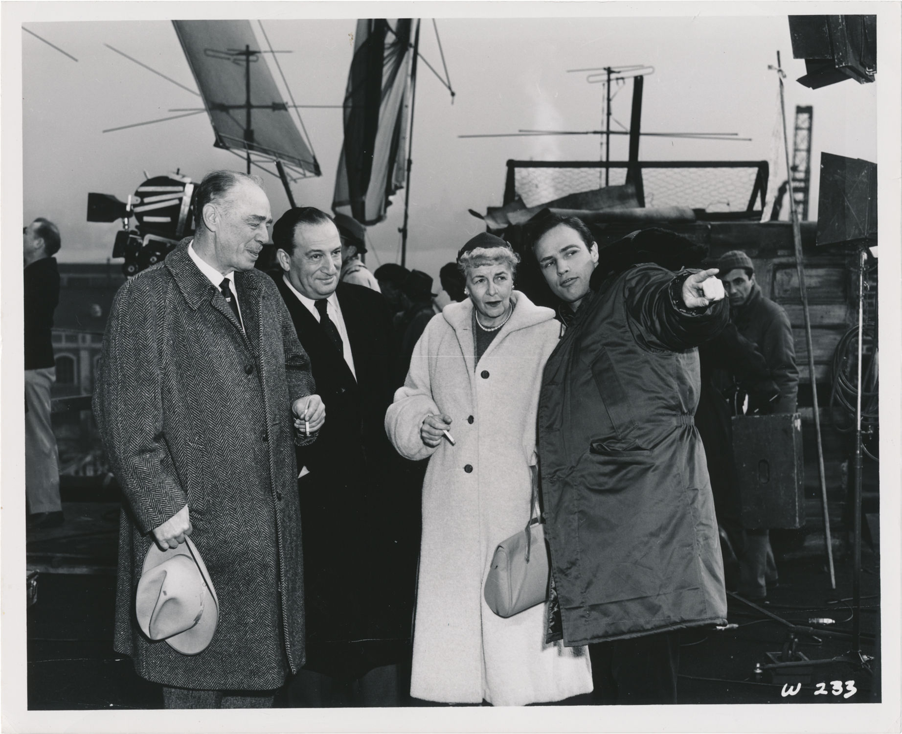 On the Waterfront (Original photograph of Marlon Brando, his parents