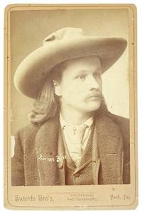 Original Cabinet Card of Pawnee Bill