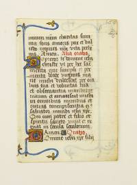 FROM A COLLECTARIUM IN LATIN MADE FOR A FEMALE RELIGIOUS