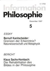 Information Philosophie 5. Dezember 1997.