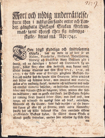 Kort och nödig underrättelse, huru then i…