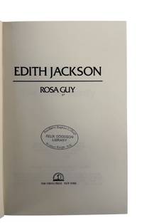 Edith Jackson by Rosa Guy, First Edition