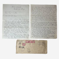 A colonial prison letter from Papeete, Tahiti, by local fixer Oscar Georges Nordman, where he mentions his connection with Paul Gauguin, Novelist Robert Keable and writer Frederick O'Brien