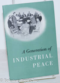 cover of A generation of industrial peace