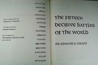 FIFTEEN DECISIVE BATTLES OF THE WORLD