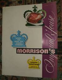 cover of Morrison's Imperial House Menu Circa 1953 "Where the Royal Rib Reigns Supreme"
