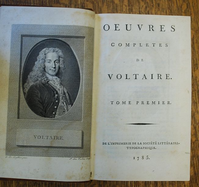 Oeuvres Completes De Voltaire 69 Of 70 Volumes By Francois Marie Arouet Marquis De Condorcet Editor Pierre Beaumarchais Voltaire Hardcover 1784 From Bookscene Sku 86383