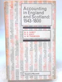 Accounting in England and Scotland: 1543-1800. Double entry in exposition and practice