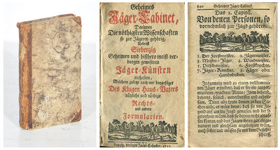 Geheimes Jäger-Cabinet, darinnen die nöthigsten…