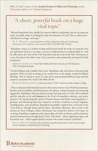 Who Is God?: Key Moments of Biblical Revelation (Acadia Studies in Bible and Theology)