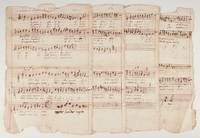 Manuscript musical settings of sacred works for 4 voices. Complete set of parts for Canto, Alto, Tenor, and Bass. Italian, ca. 1620-25