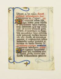 FROM A COLLECTARIUM IN LATIN MADE FOR A FEMALE RELIGIOUS